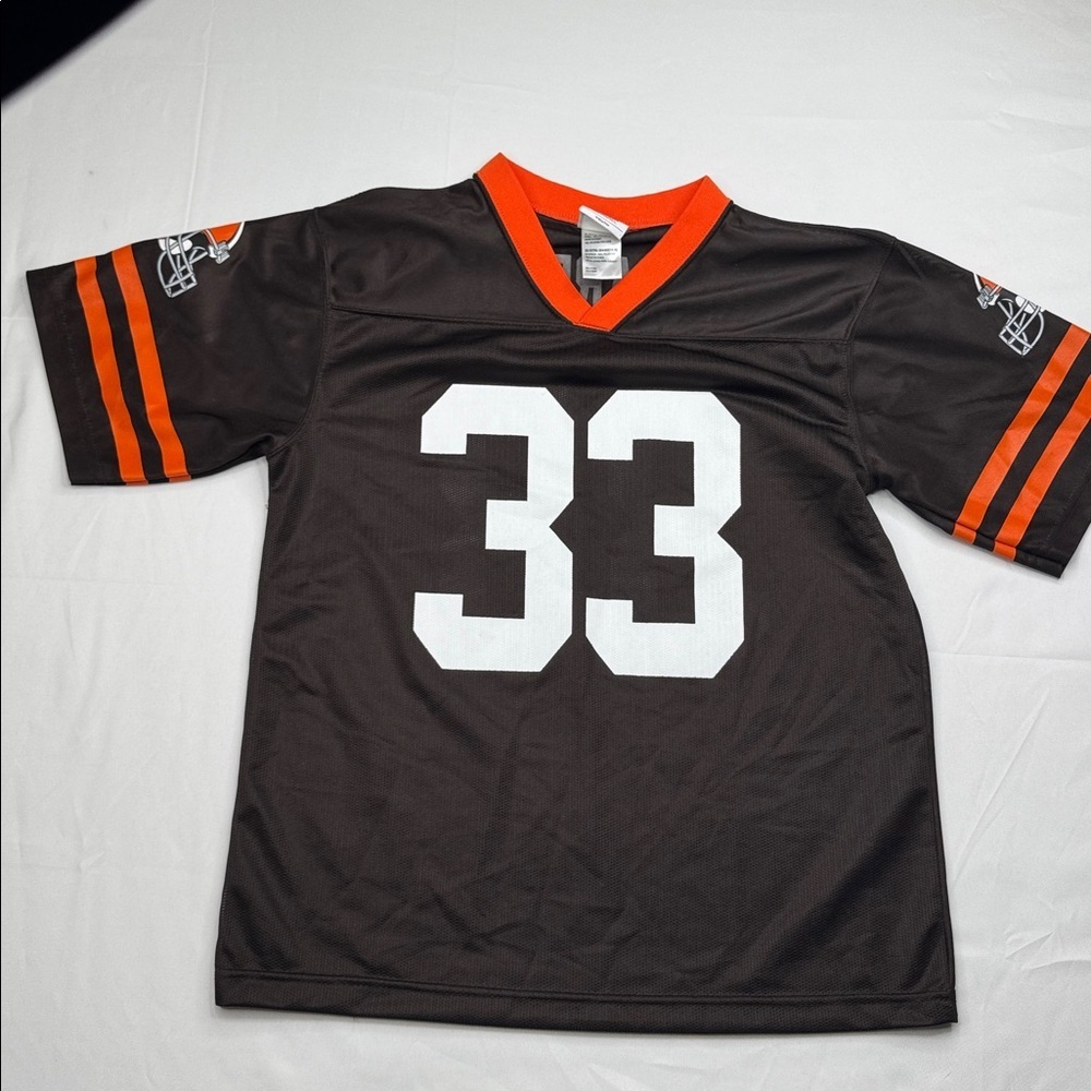 CLEVELAND Browns Football Jersey Youth Boys XL Trent Richardson #33 NFL BOYS - Picture 2 of 5